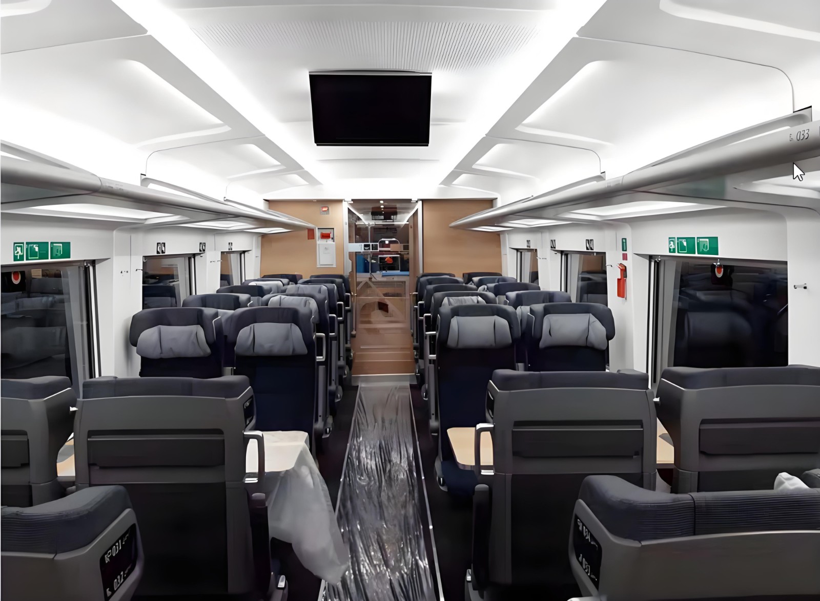 Ceiling strip Intercity Train DB and DSB HT180 Saloon Lighting