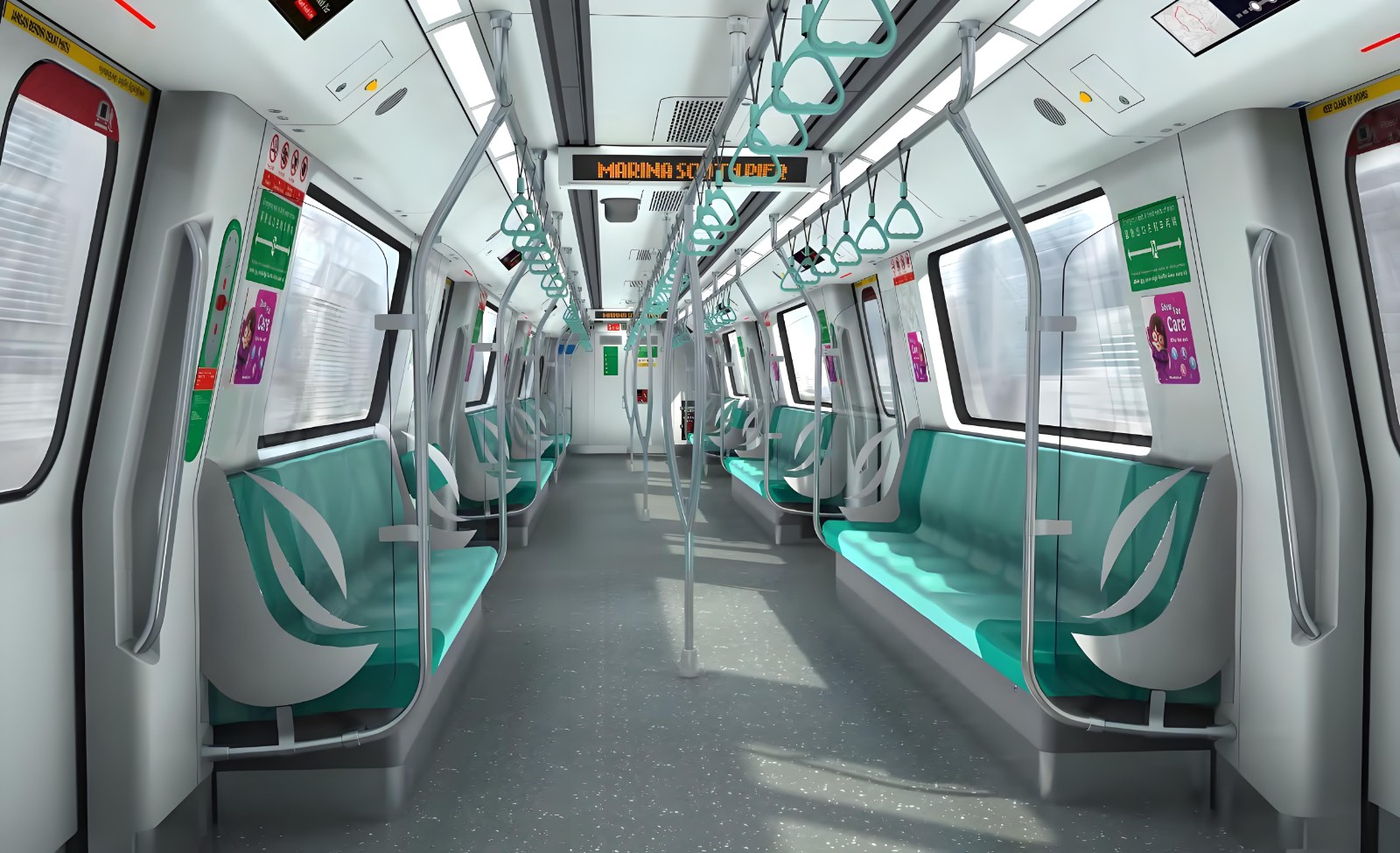 Railway Vehicle Interior Saloon Light with Ceiling Panel HT190
