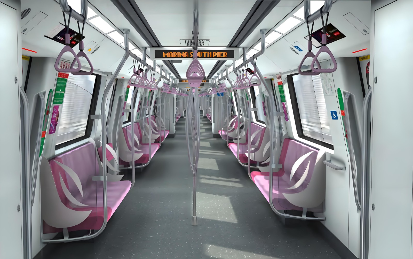 Railway Vehicle Interior Saloon Light with Ceiling Panel HT190