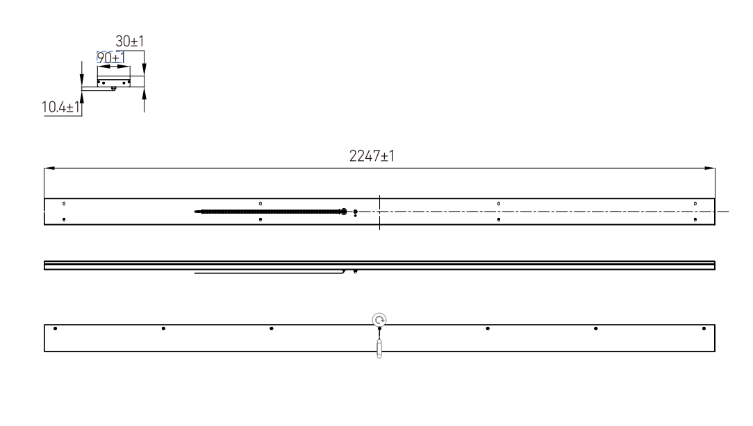 Ceiling Strip Cairo HT 185 Train Interior Lighting