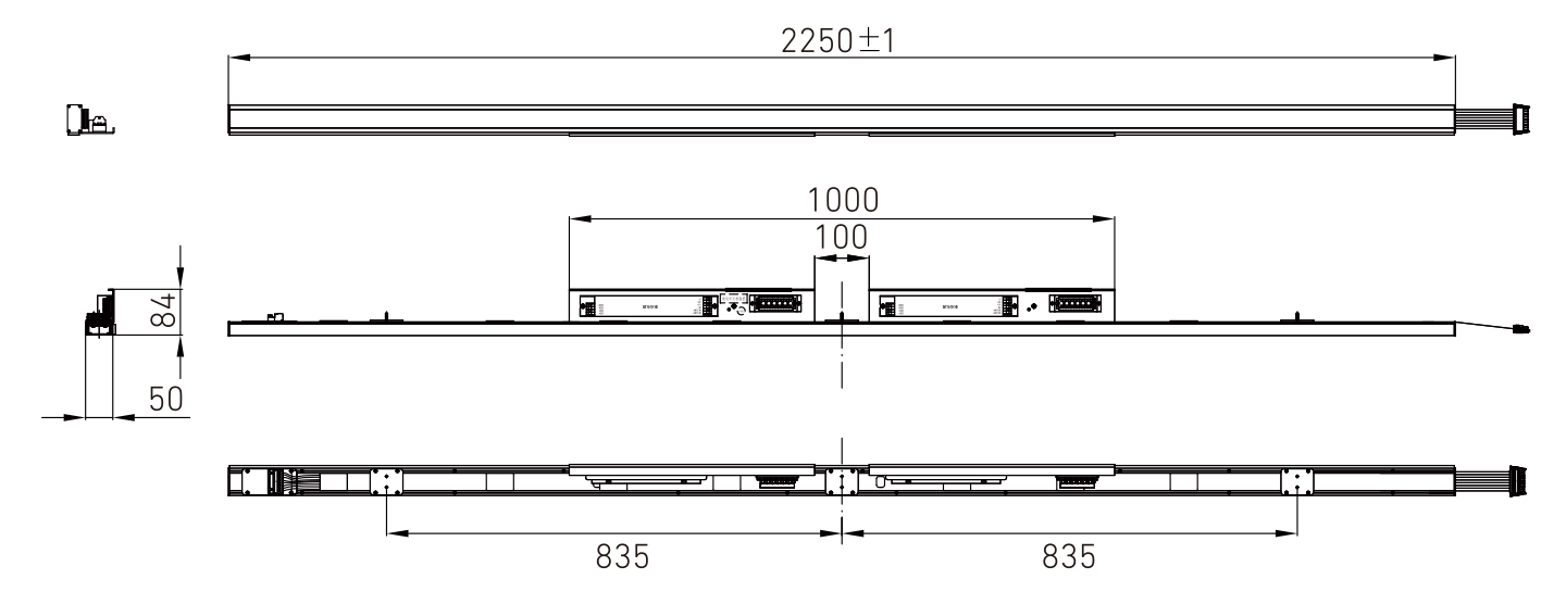 Luggage Rack Light High Speed Train Ht320 Train Interior Light
