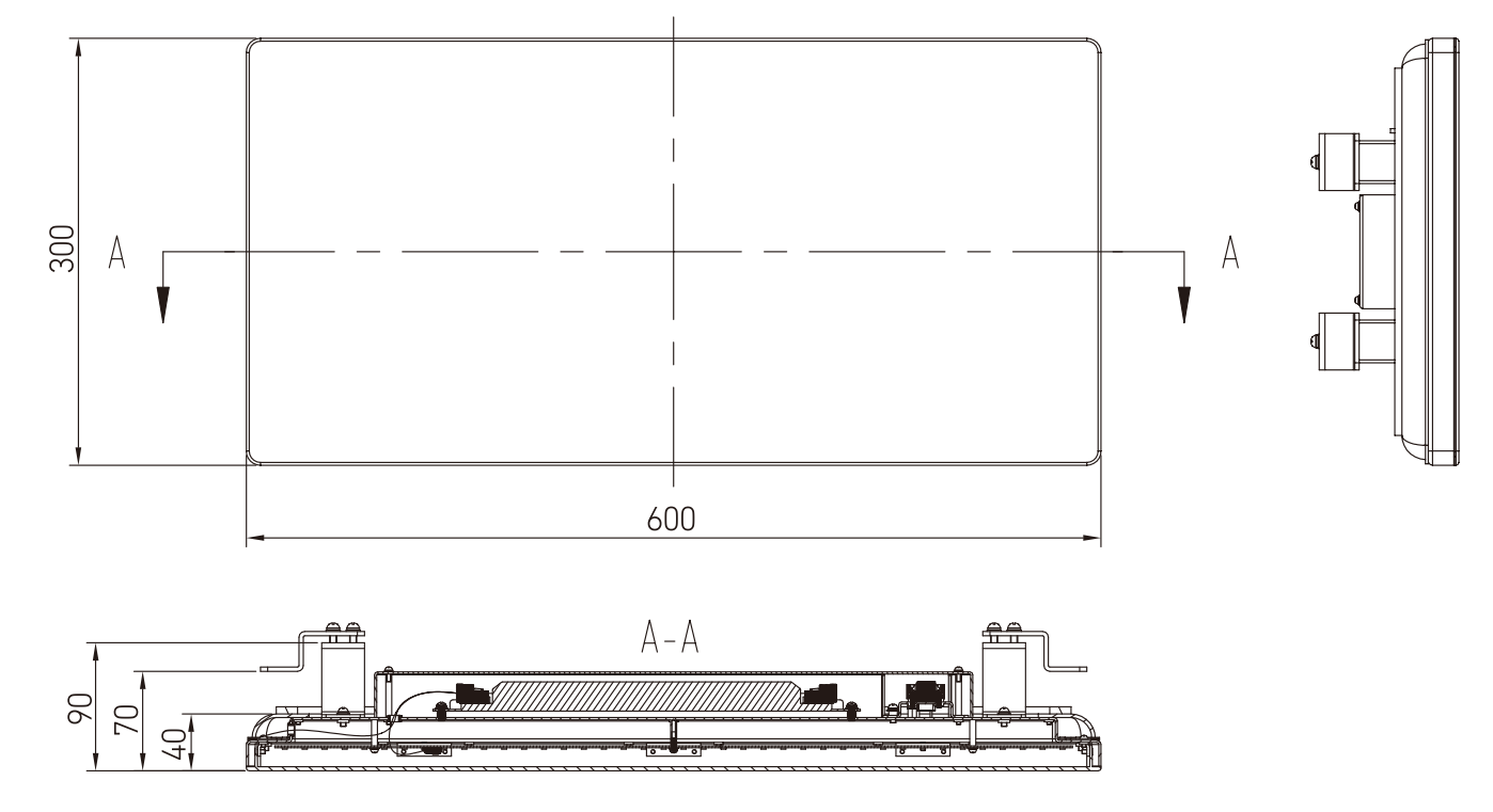 Ceiling Light EMU 160 HT145 Train Interior Light