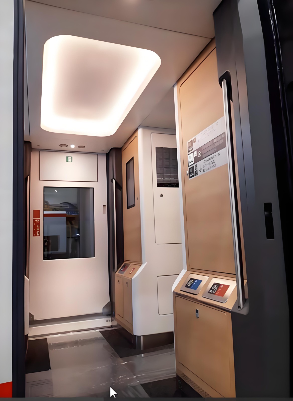 Train Interior Lighting Ambient Light Intercity Train DB HT35