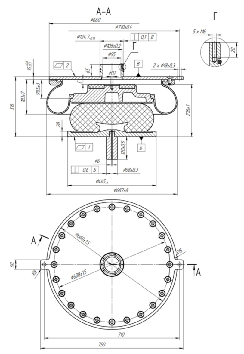 Air Spring For Railway Passenger Car
