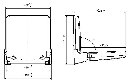 HTFS-006 Train Folding Seats