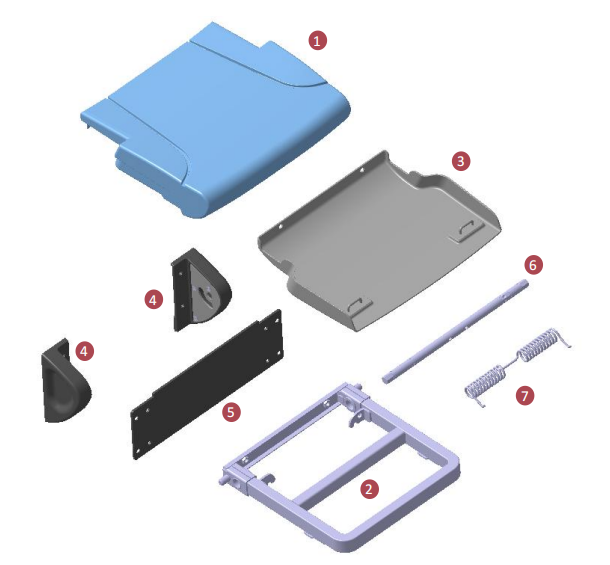 HTFS-008 Train Folding Seats