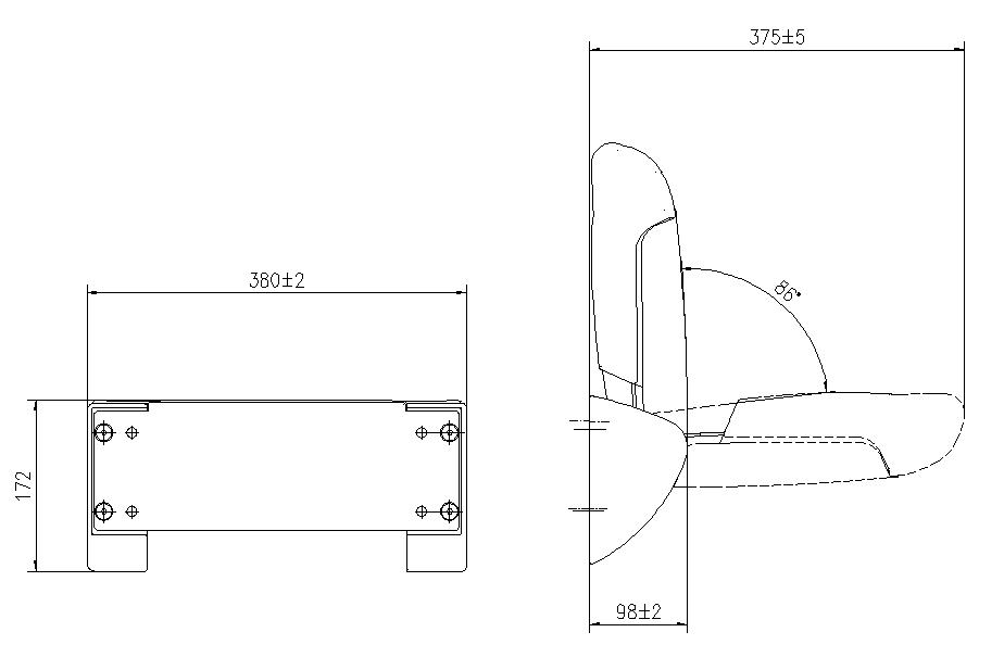 HTFS-008 Train Folding Seats