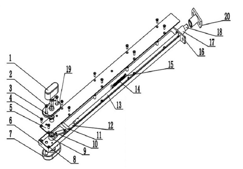 Railway Coach Sliding Door Lock