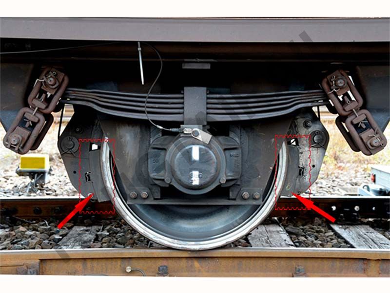Railway locomotive composite brake block 
