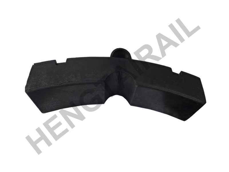 Railway rolling stock high friction composition brake shoes