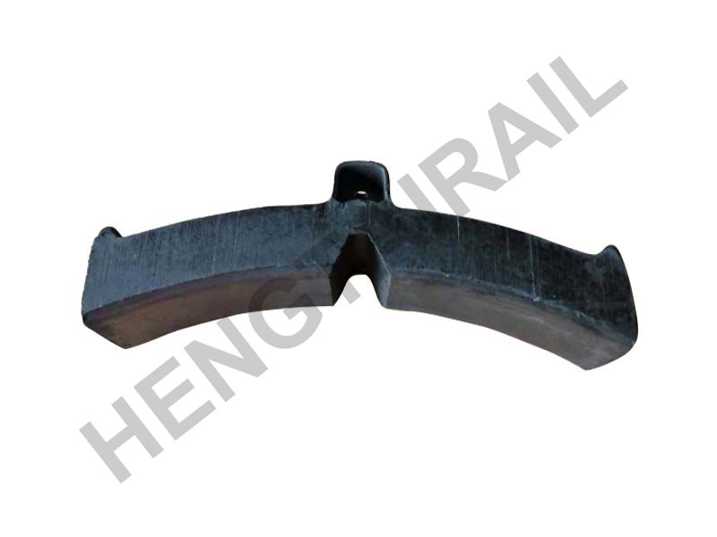 Railay locomotive low friction composition brake shoes 