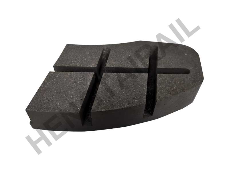 Railroad composition brake pads