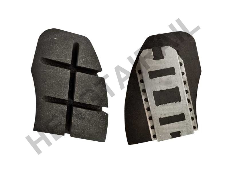 Railroad composition brake pads