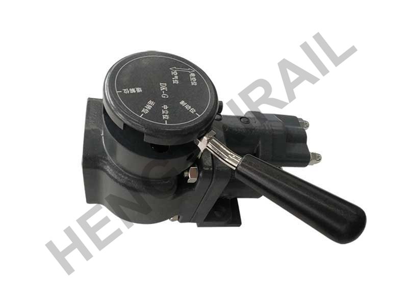 Railway electric locomotive air brake valve DK-G