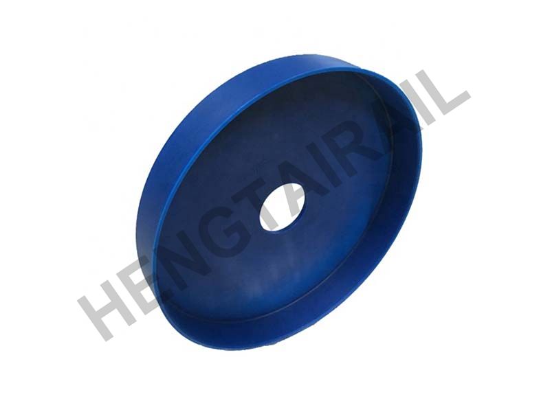 Railway center plate wear liner