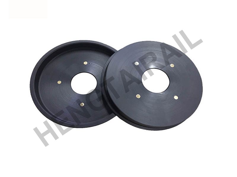 Railway bogie center plate Nylon wear liner