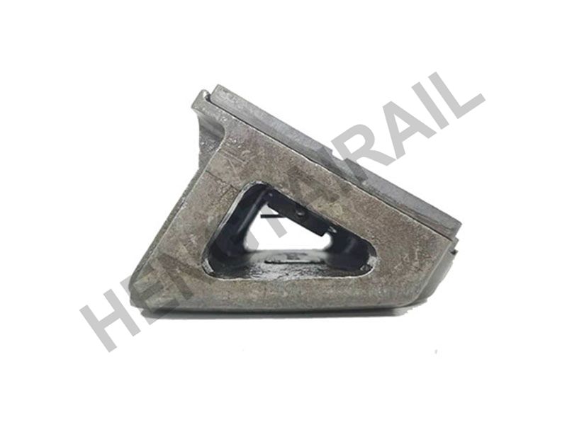 Friction damper wedge for railroad