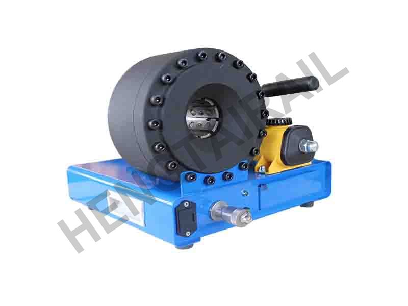 Railway manually operated hydraulic crimping machine hand operated portable crimper