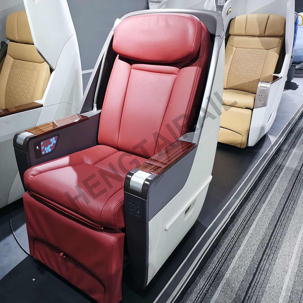 Single  Luxury VIP seat for High speed railway with function of 180 degree laying down