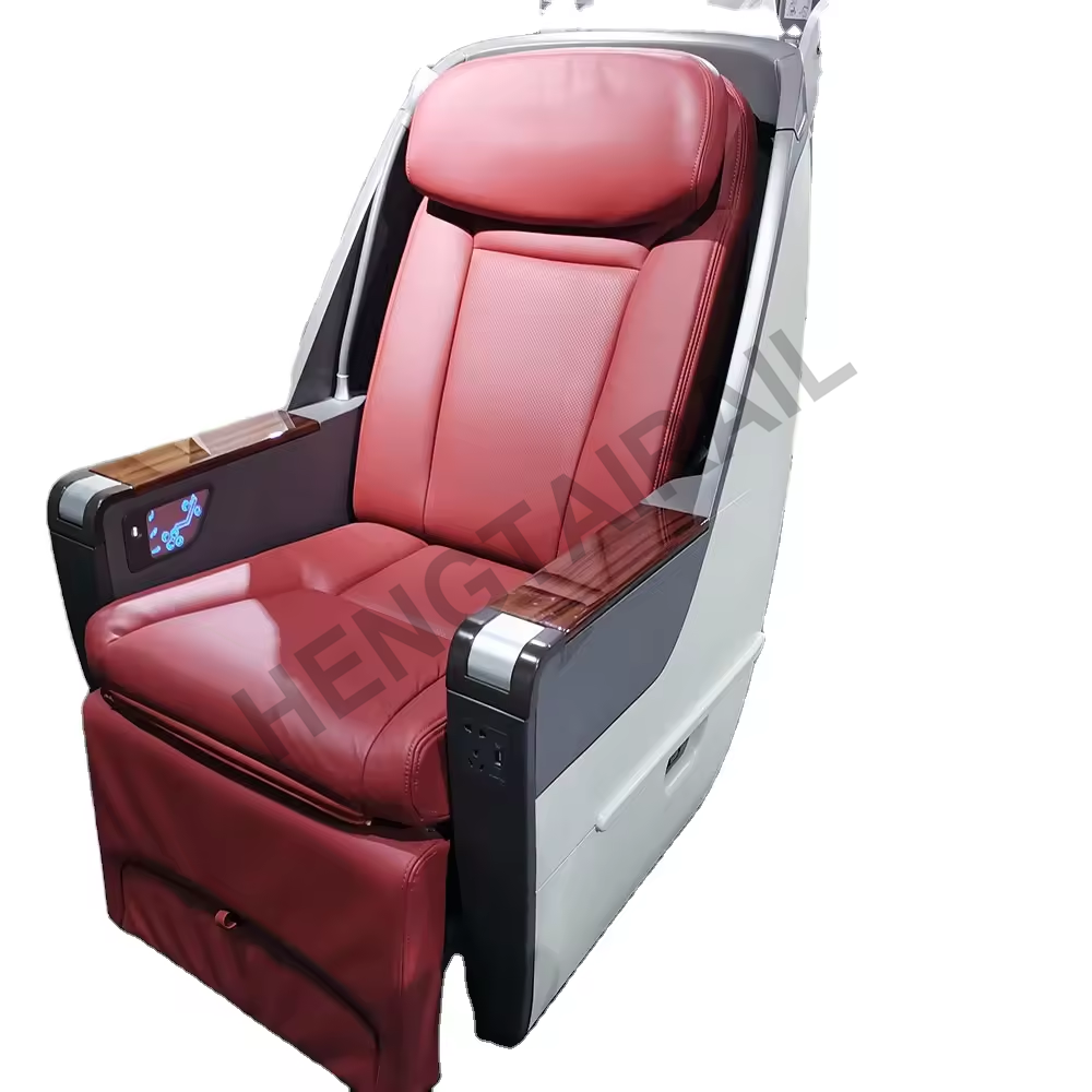 Single Luxury VIP seat for High speed railway with function of 180 degree laying down