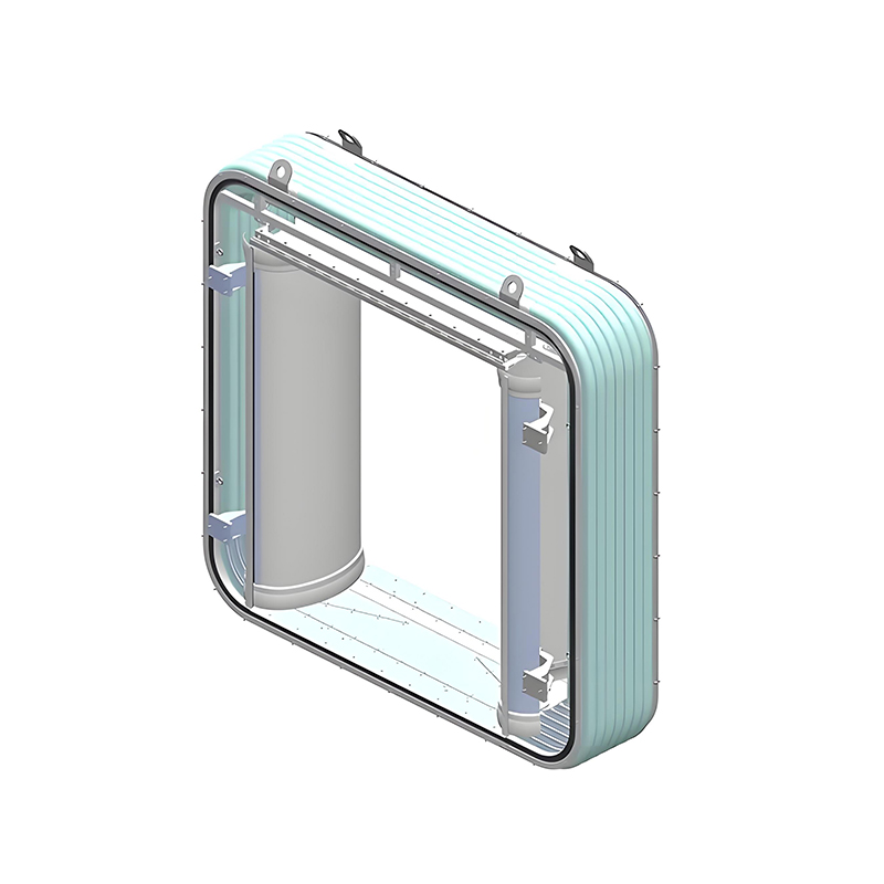 Composite Double Olive-shaped Bellows EMU Gangway with Interior Panels