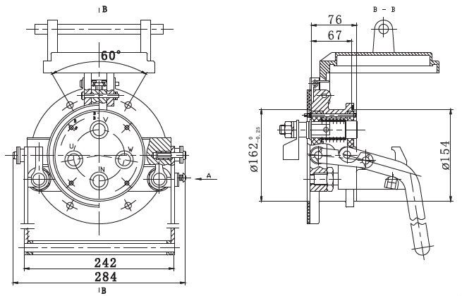 Railway BDK 20 Power Connector with Anti-Theft