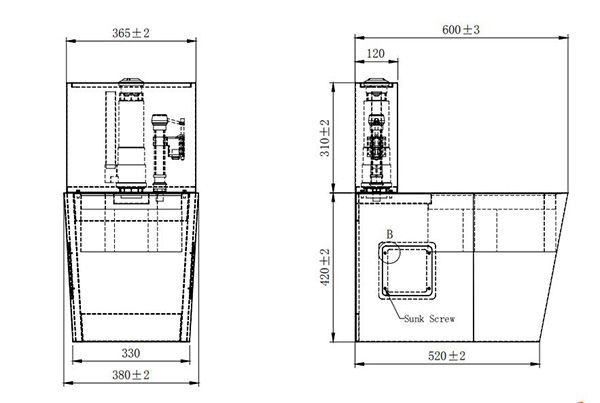 Stainless Steel Toilet Bowl For Railway Carriage