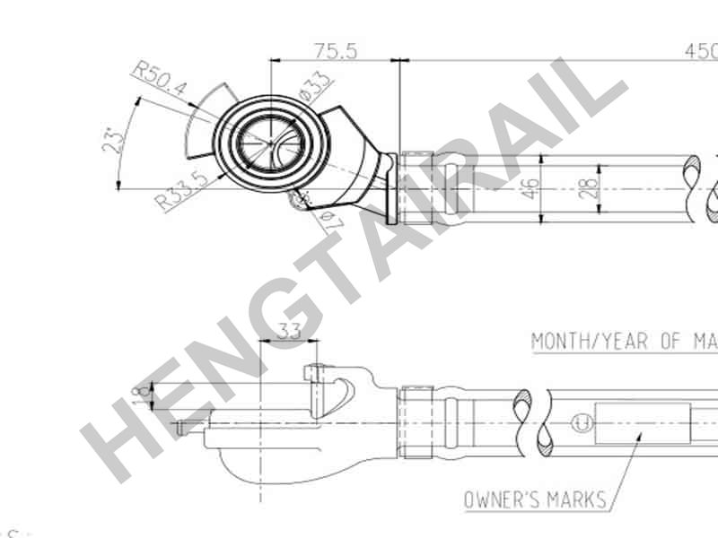 Railway AAR Standard Brake Hose Coupling