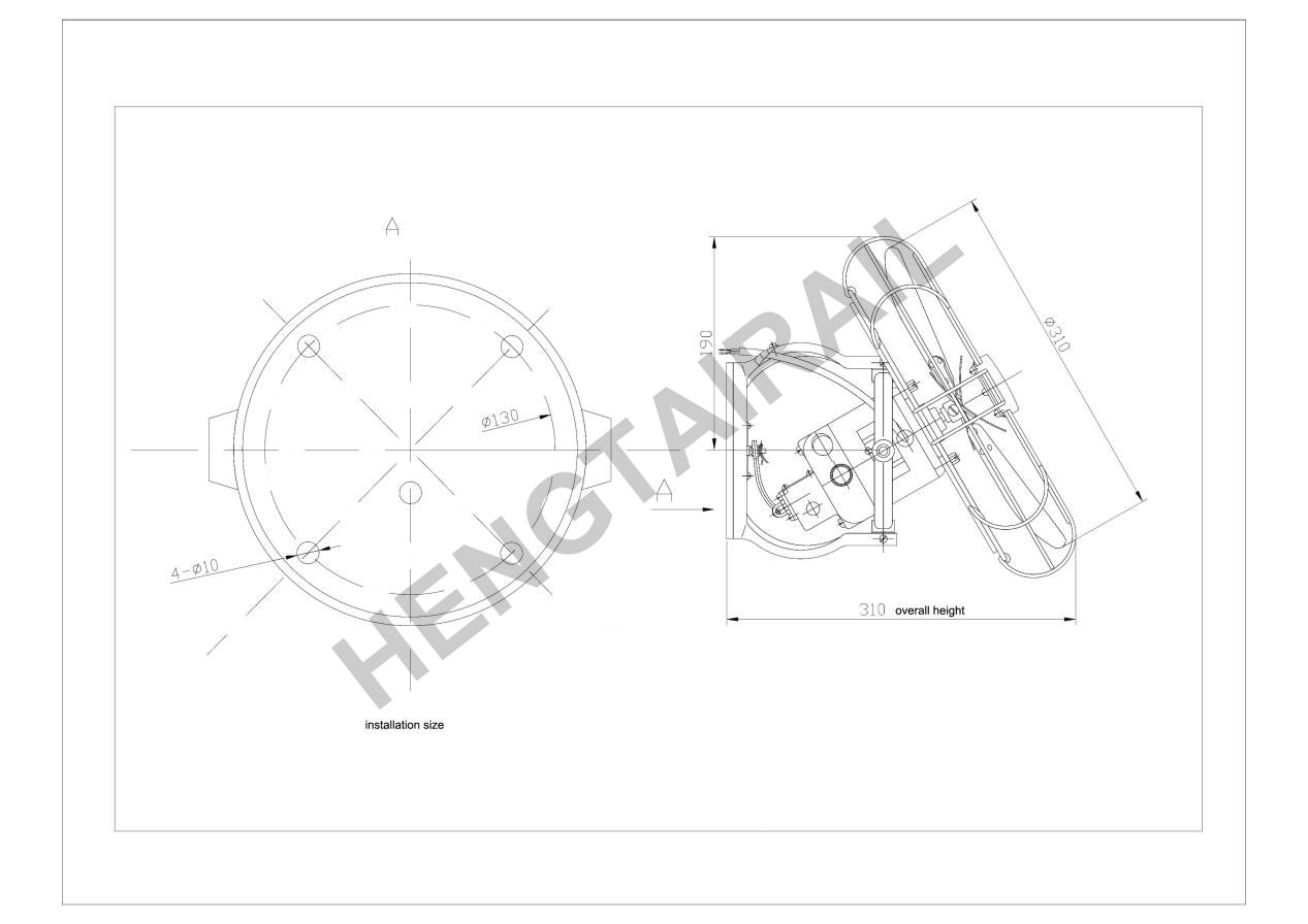 Railway Passenger train ceiling fan