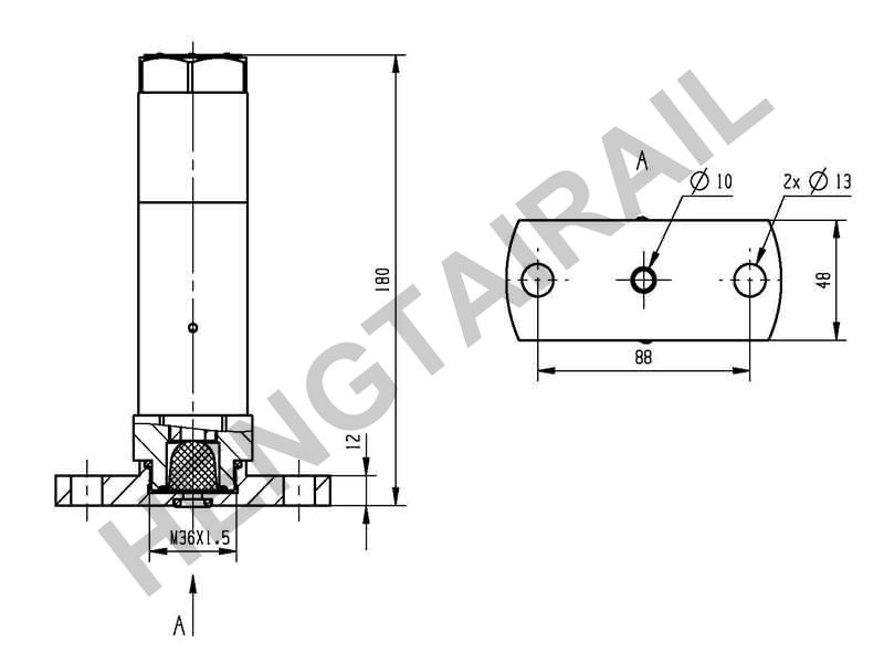 Railway Vehicle 315B Safety Valve