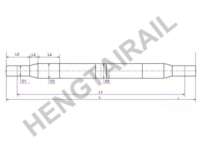 Customize railroad axles