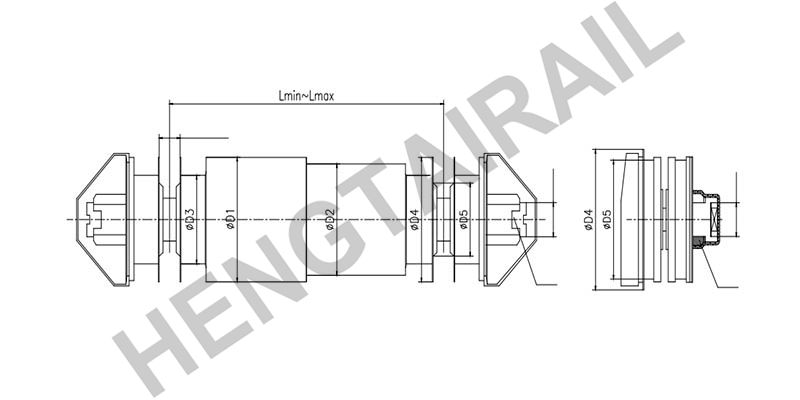 Railway primary hydraulic oil damper