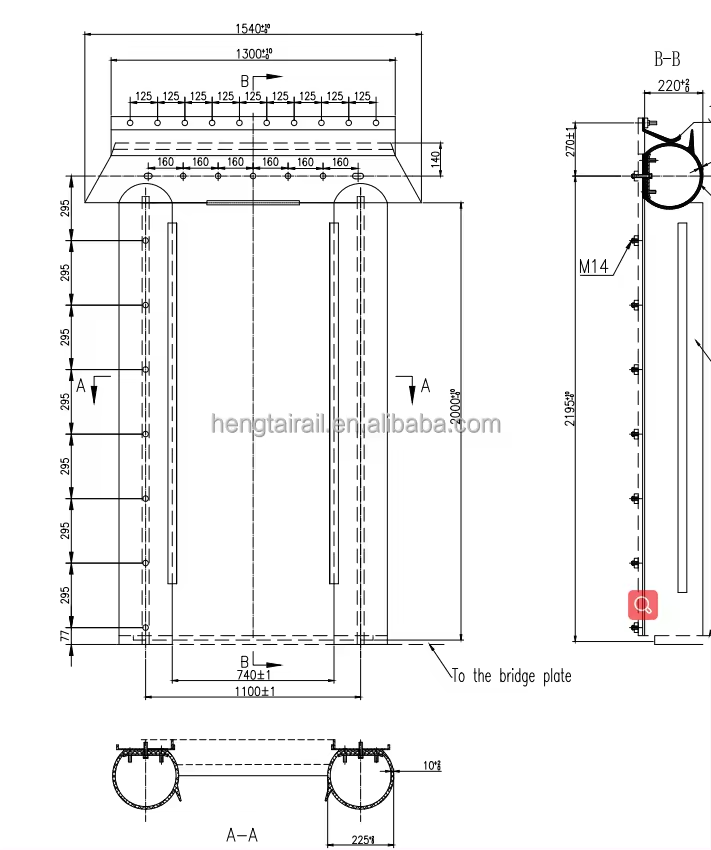 Tubular Rubber Diaphragm For Passenger Train